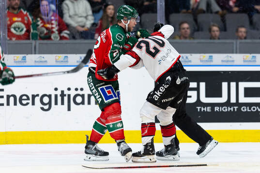 Malmö Redhawks Thomas Berg Paulsen och Frölundas