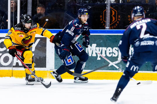 Luleås David Lilja och Linköpings Jonathan Myrenberg