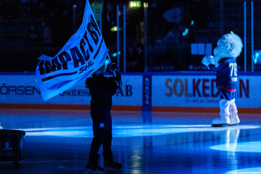 Flagga med texten Impact by SHL