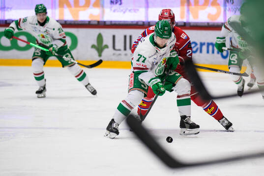 Rögles Jesper Pettersson och Timrås Filip Hållander
