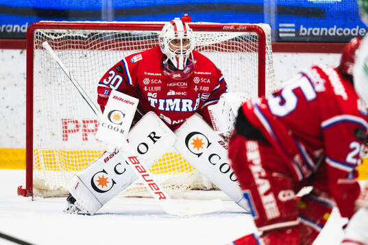 Timrås målvakt Jacob Johansson