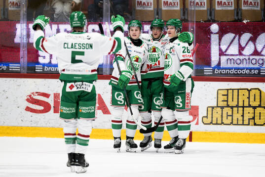 Rögles Felix Nilsson jublar