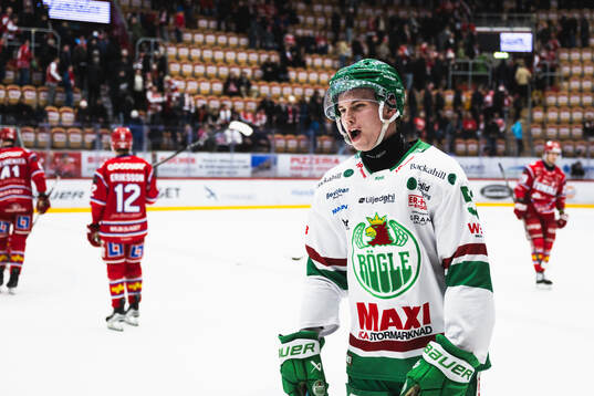 Rögles Felix Nilsson jublar