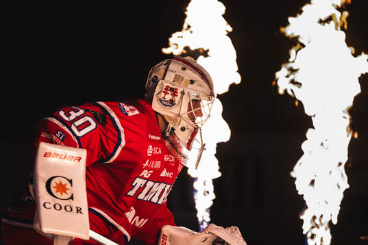 Timrås målvakt Jacob Johansson