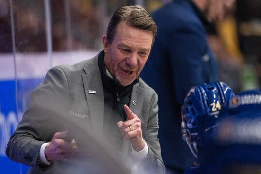 Leksands tränare Charles Berglund