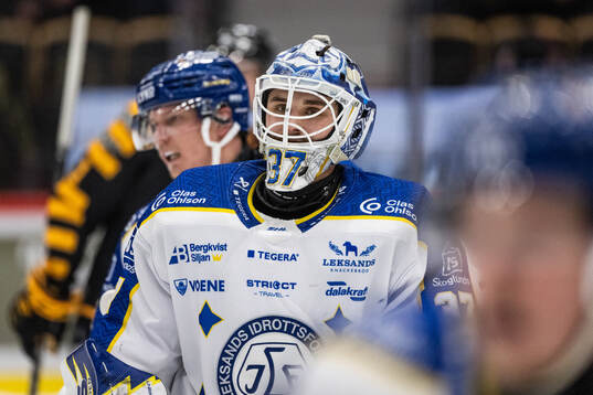 Leksands målvakt Jakob Hellsten