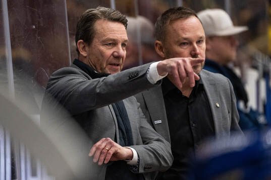 Leksands tränare Charles Berglund