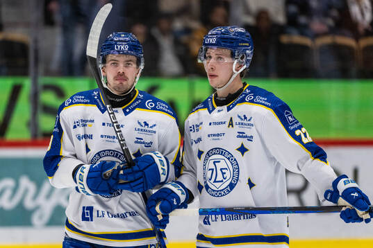 Leksands Fred Nilsson och Lukas Vejdemo deppar