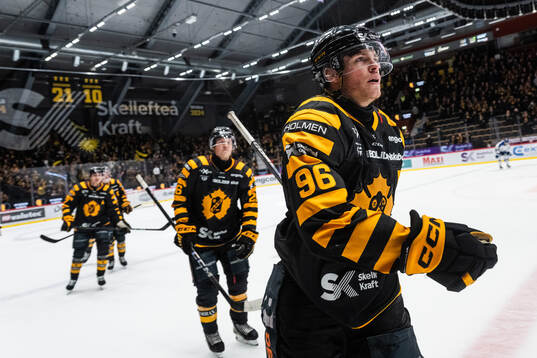 Skellefteås Rickard Hugg jublar