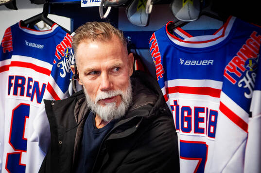 Tyringe hockey tränare Mats Lusth förbereder sig för att