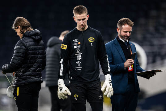 Goalkeeper Melker Uppenberg of Elfsborg