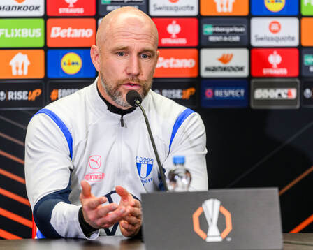 Head coach Henrik Rydström of Malmö FF