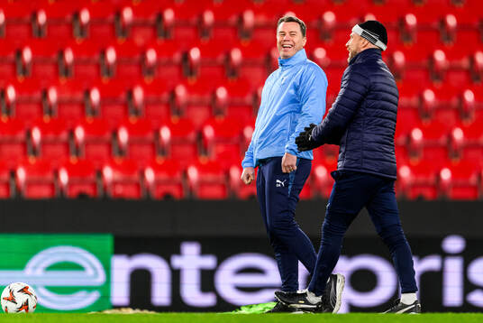 Sports director Daniel Andersson and Head coach Henrik