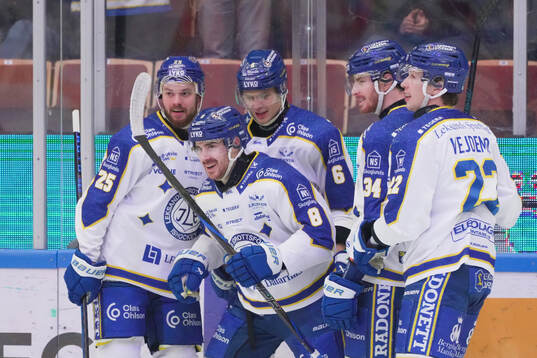 Leksands Matt Caito jublar