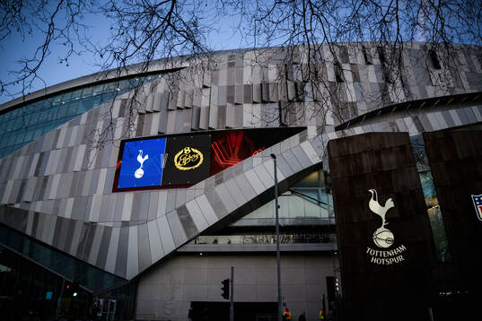 General view of Tottenham Hotspur stadium