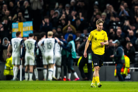Gottfrid Rapp of Elfsborg looks dejected
