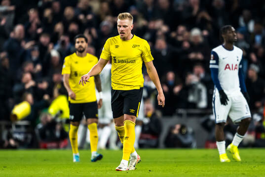 Per Frick of Elfsborg looks dejected