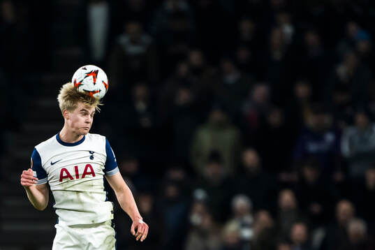 Lucas Bergvall of Tottenham Hotspur