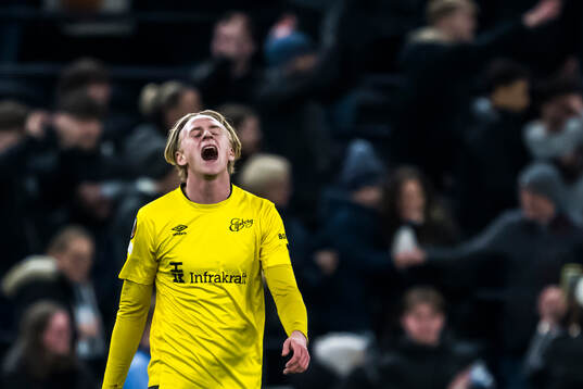 Ludvig Richtnér of Elfsborg looks dejected