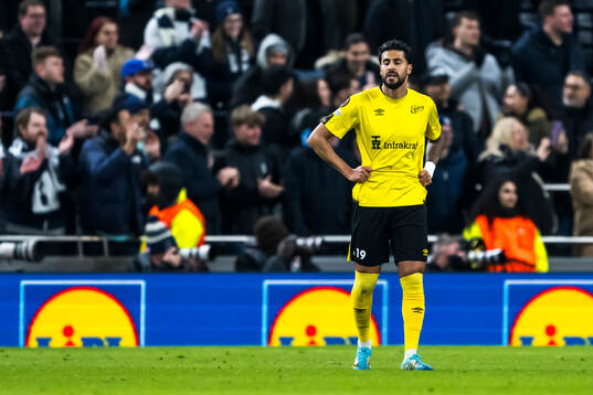 Rami Kaib of Elfsborg looks dejected