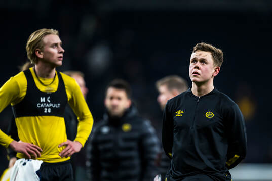 Eggert Aron Gudmundsson of Elfsborg looks dejected