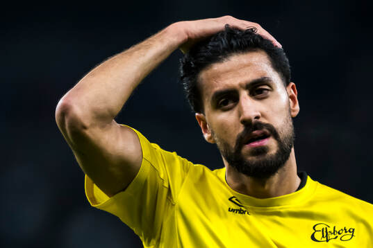 Rami Kaib of Elfsborg looks dejected