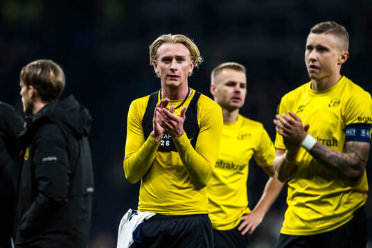 Ludvig Richtnér of Elfsborg looks dejected