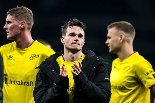 Jens Jakob Dyhr Thomasen of Elfsborg looks dejected