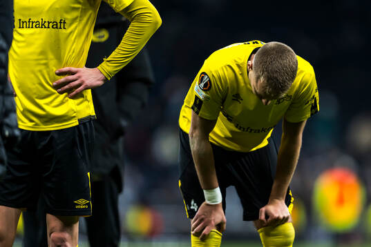 Gustav Henriksson of Elfsborg looks dejected