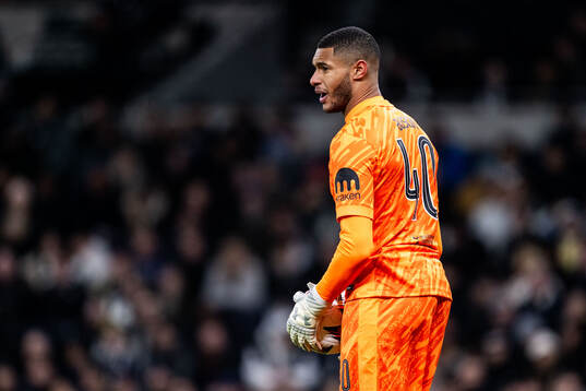 Goalkeeper Brandon Austin of Tottenham Hotspur
