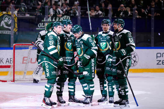 Färjestads Per Åslund, Jeremy Salvas Groleau, Joakim