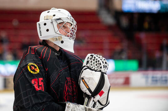 Brynäs målvakt Oscar Westman