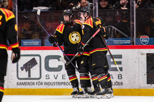 Brynäs Leo Sundqvist, Bobby Trivigno och Victor