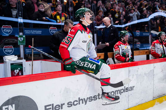 Frölundas Ivar Stenberg deppar