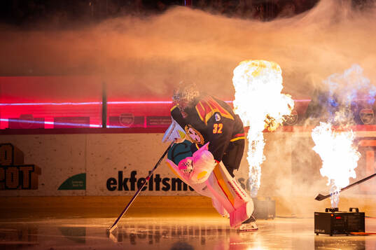 Brynäs målvakt Ludvig Persson gör entré