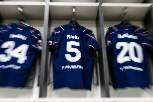 The kit of Søren Rieks of Malmö FF