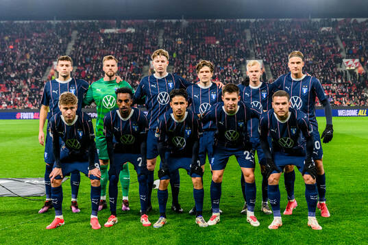 The starting eleven of Malmö FF
