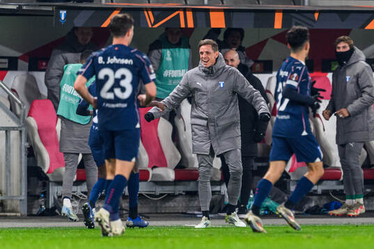 Søren Rieks celebrates