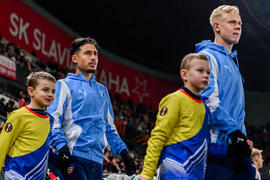 Adrian Skogmar and Otto Rosengren of Malmö FF