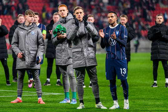 Søren Rieks and Martin Olsson of Malmö FF