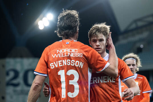 Gustav Svensson and Felix Eriksson of IFK Göteborg