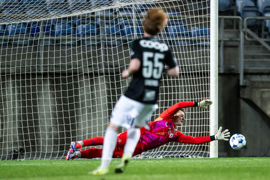 Goalkeeper Rasmus Sandberg of Rosenborg