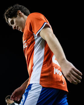 Eman Markovic of IFK Göteborg enters the pitch