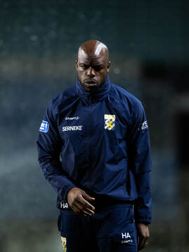 Physical coach Hakeem Araba of IFK Göteborg