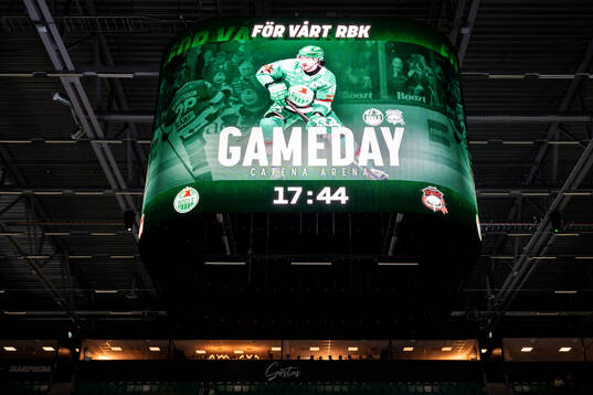 Jumbotronen i Catena Arena