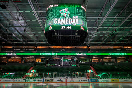 Jumbotronen i Catena Arena