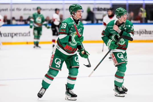 Rögles Anton Bengtsson och Felix Nilsson deppar