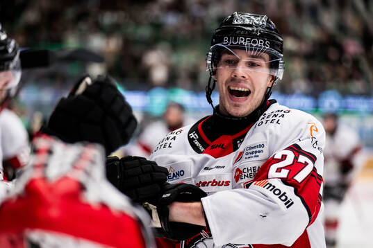 Malmö Redhawks Henrik Haapala jublar