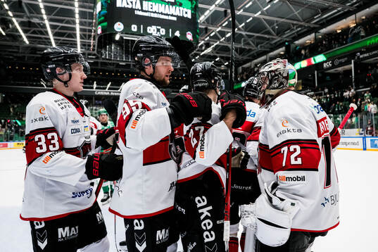 Malmö Redhawks Lassi Thomson, Carl Persson och målvakt
