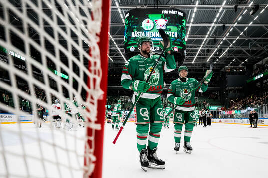 Rögles Lukas Ekeståhl-Jonsson och Brady Ferguson deppar